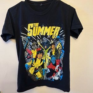 The Summer Set Band Comic Shirt